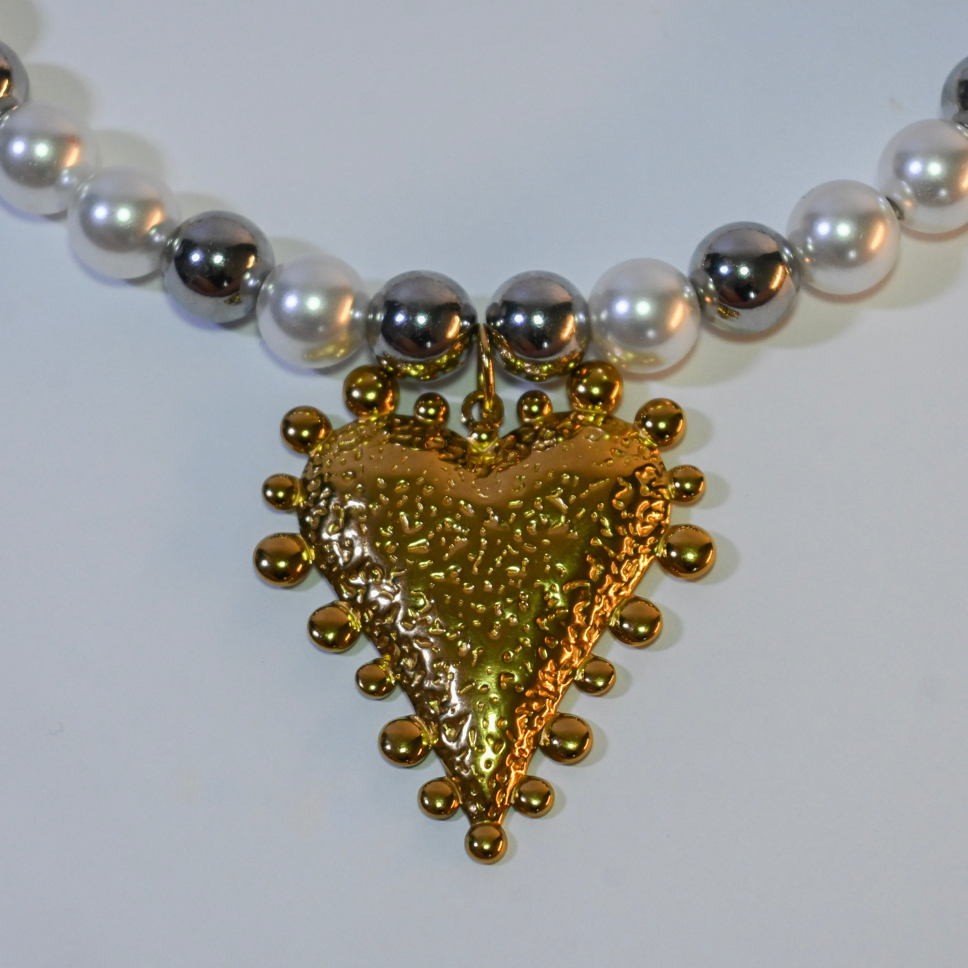 Dotted Heart Necklace