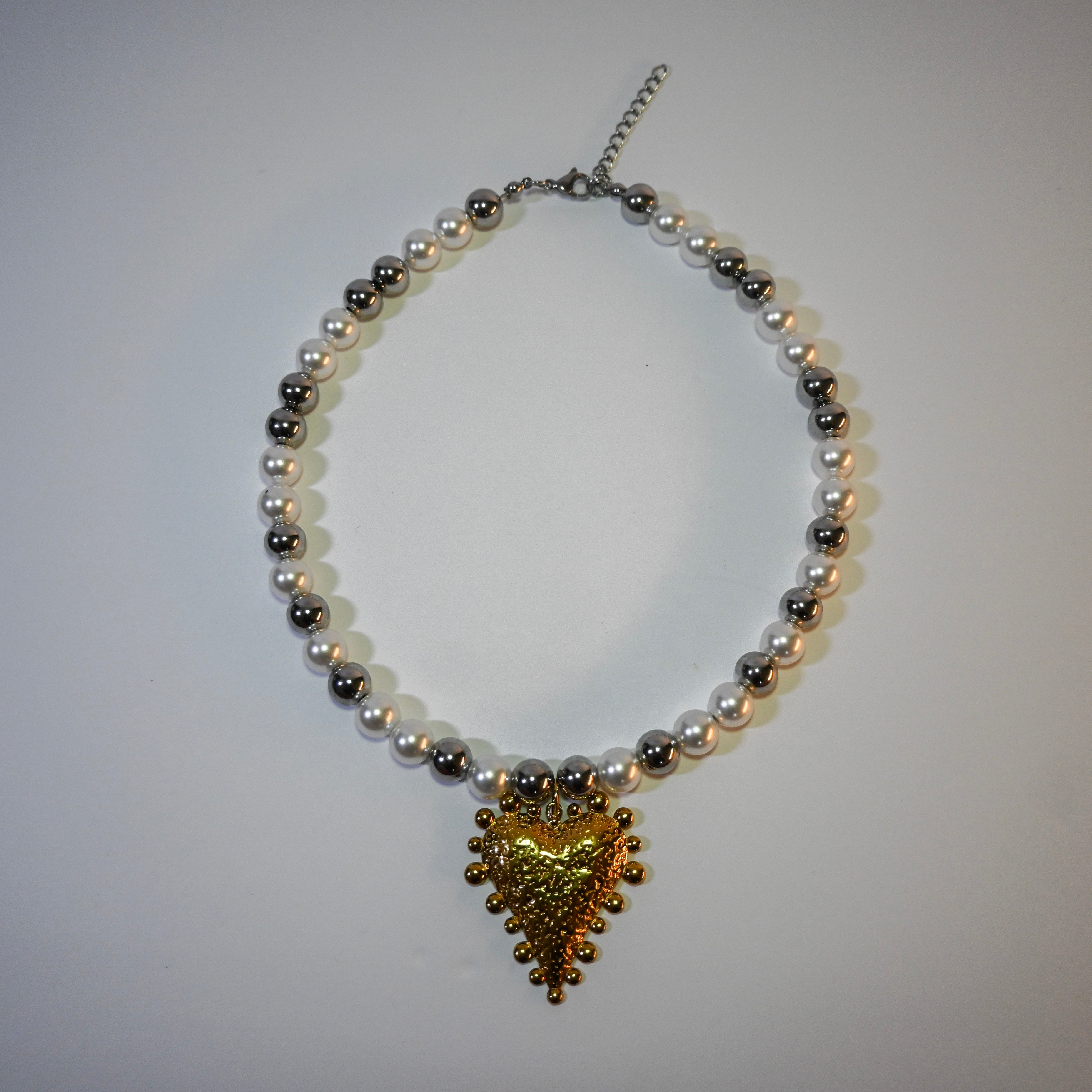 Dotted Heart Necklace