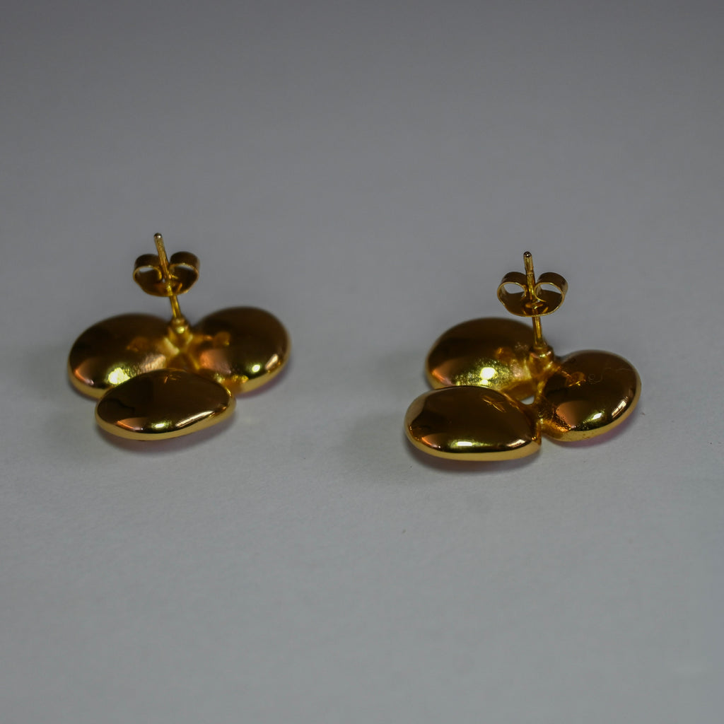 Pink Stones Earring