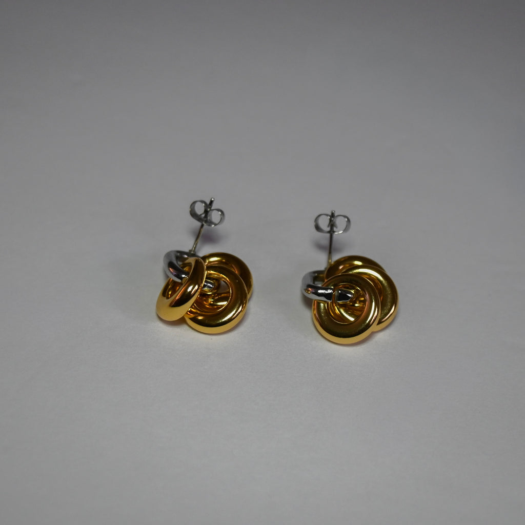 Mixed Chains Earring