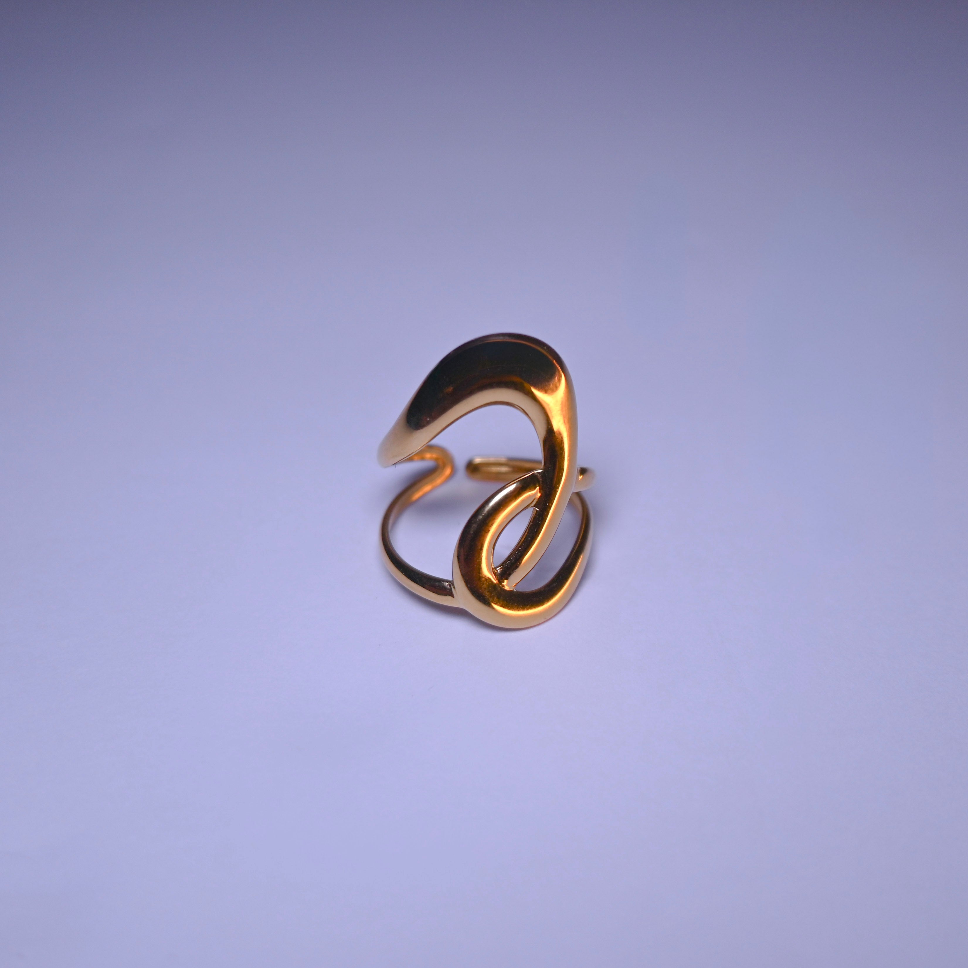 Organic Lines Ring